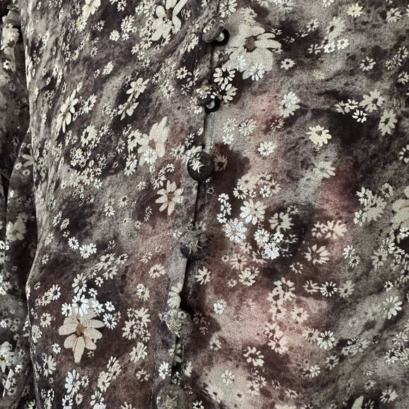 The Kooples Metallic Flutter Blouse - Picture 8 of 9